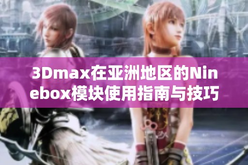3Dmax在亚洲地区的Ninebox模块使用指南与技巧分享