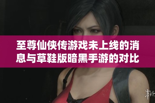 至尊仙侠传游戏未上线的消息与草鞋版暗黑手游的对比解析