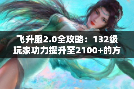 飞升服2.0全攻略：132级玩家功力提升至2100+的方法与技巧