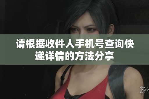 请根据收件人手机号查询快递详情的方法分享