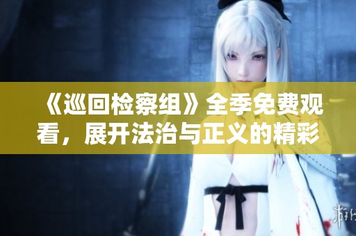 《巡回检察组》全季免费观看，展开法治与正义的精彩故事