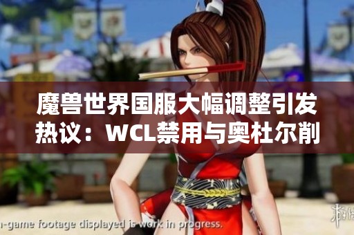魔兽世界国服大幅调整引发热议：WCL禁用与奥杜尔削弱的影响解析