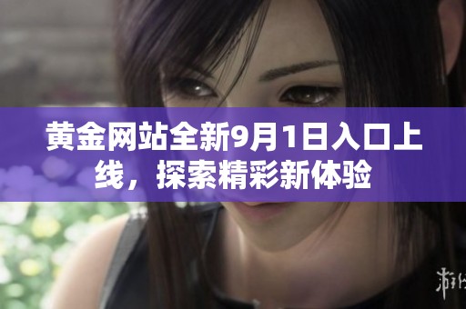 黄金网站全新9月1日入口上线，探索精彩新体验