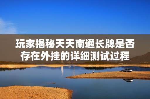 玩家揭秘天天南通长牌是否存在外挂的详细测试过程