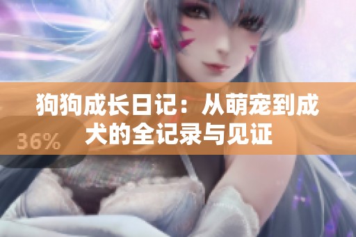 狗狗成长日记：从萌宠到成犬的全记录与见证