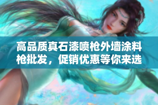 高品质真石漆喷枪外墙涂料枪批发，促销优惠等你来选
