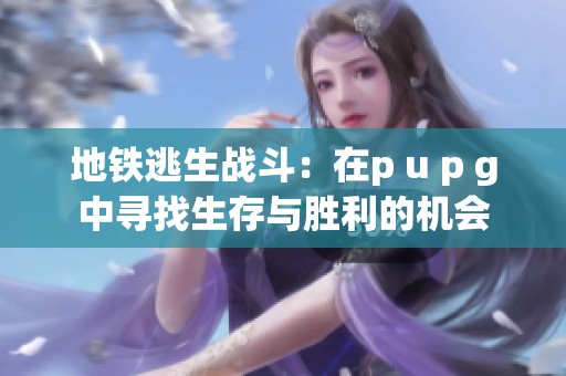 地铁逃生战斗：在p u p g中寻找生存与胜利的机会