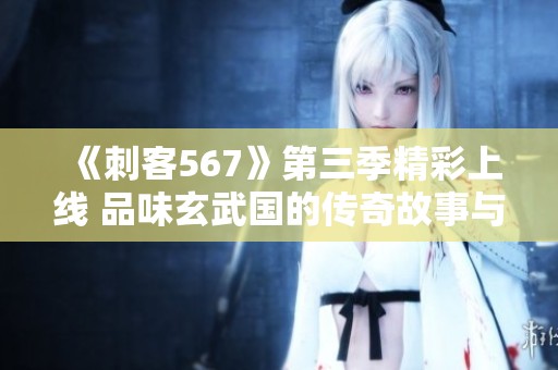 《刺客567》第三季精彩上线 品味玄武国的传奇故事与冒险旅程