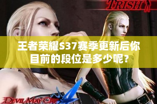 王者荣耀S37赛季更新后你目前的段位是多少呢？