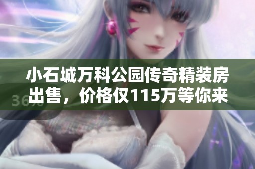 小石城万科公园传奇精装房出售，价格仅115万等你来抢购