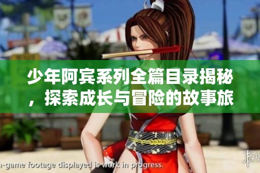 少年阿宾系列全篇目录揭秘，探索成长与冒险的故事旅程