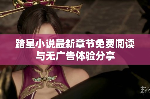 踏星小说最新章节免费阅读与无广告体验分享
