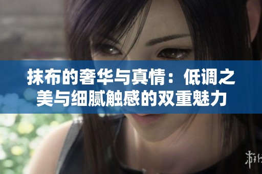 抹布的奢华与真情：低调之美与细腻触感的双重魅力