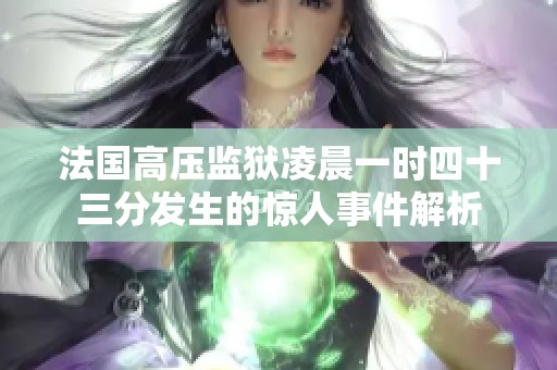 法国高压监狱凌晨一时四十三分发生的惊人事件解析