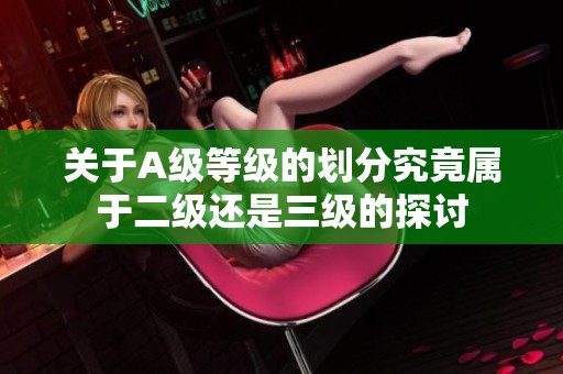 关于A级等级的划分究竟属于二级还是三级的探讨