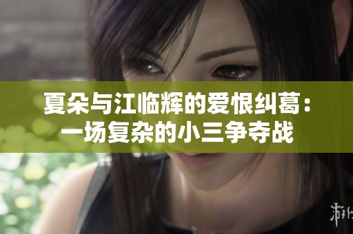 夏朵与江临辉的爱恨纠葛：一场复杂的小三争夺战