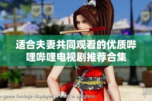 适合夫妻共同观看的优质哔哩哔哩电视剧推荐合集
