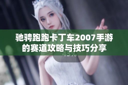 驰骋跑跑卡丁车2007手游的赛道攻略与技巧分享