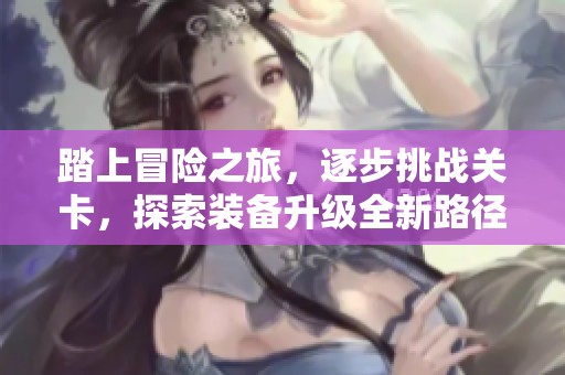 踏上冒险之旅，逐步挑战关卡，探索装备升级全新路径