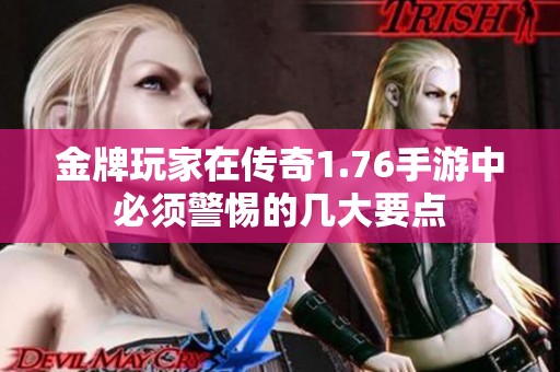 金牌玩家在传奇1.76手游中必须警惕的几大要点