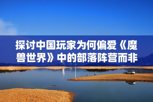 探讨中国玩家为何偏爱《魔兽世界》中的部落阵营而非联盟