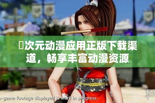 囧次元动漫应用正版下载渠道，畅享丰富动漫资源