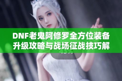 DNF老鬼阿修罗全方位装备升级攻略与战场征战技巧解析