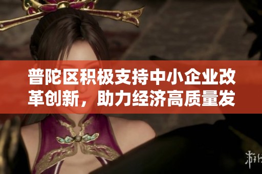 普陀区积极支持中小企业改革创新，助力经济高质量发展