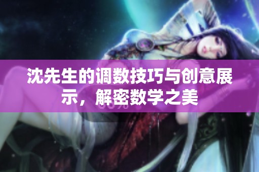 沈先生的调数技巧与创意展示，解密数学之美