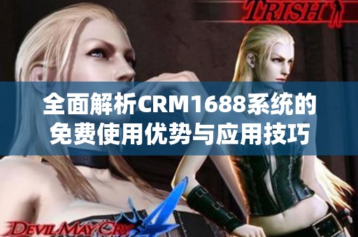 全面解析CRM1688系统的免费使用优势与应用技巧