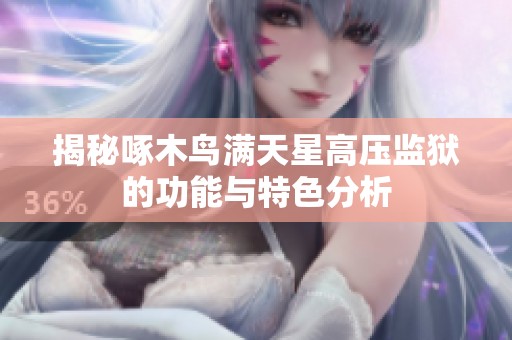 揭秘啄木鸟满天星高压监狱的功能与特色分析