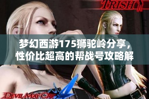 梦幻西游175狮驼岭分享，性价比超高的帮战号攻略解析