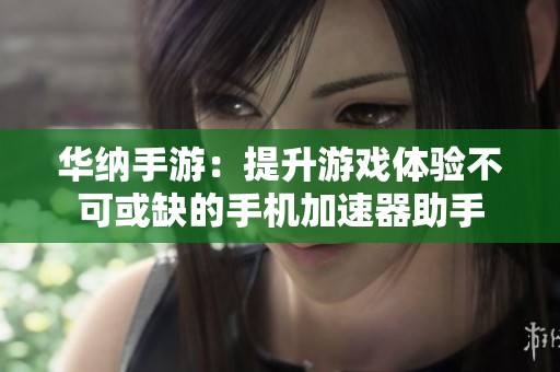 华纳手游：提升游戏体验不可或缺的手机加速器助手