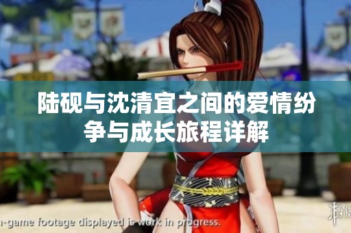 陆砚与沈清宜之间的爱情纷争与成长旅程详解