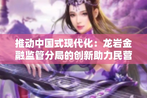 推动中国式现代化：龙岩金融监管分局的创新助力民营经济发展