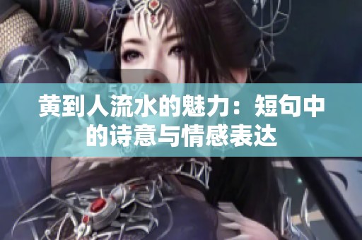 黄到人流水的魅力：短句中的诗意与情感表达