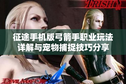 征途手机版弓箭手职业玩法详解与宠物捕捉技巧分享