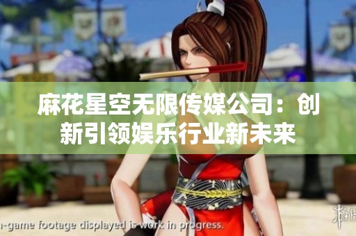 麻花星空无限传媒公司：创新引领娱乐行业新未来