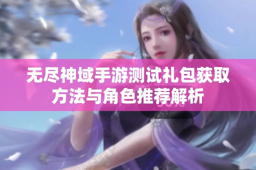 无尽神域手游测试礼包获取方法与角色推荐解析