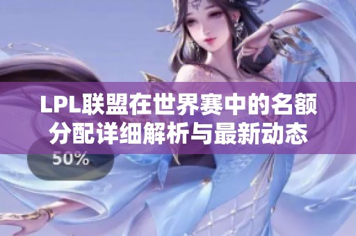 LPL联盟在世界赛中的名额分配详细解析与最新动态
