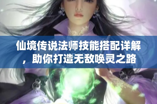 仙境传说法师技能搭配详解，助你打造无敌唤灵之路