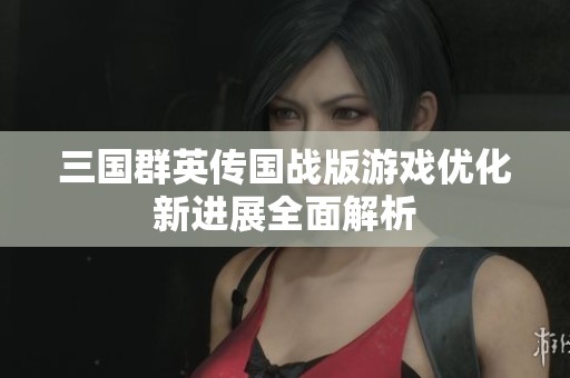 三国群英传国战版游戏优化新进展全面解析