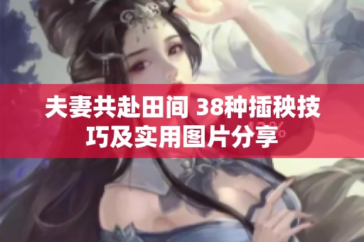 夫妻共赴田间 38种插秧技巧及实用图片分享