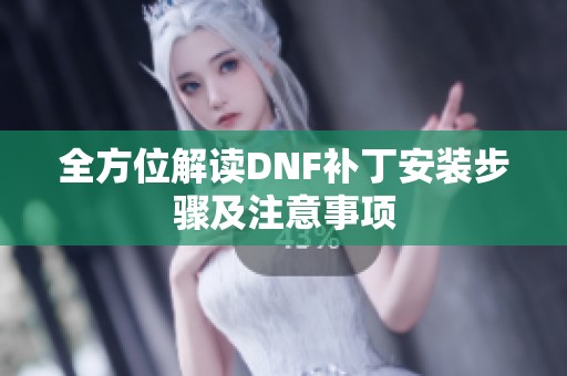 全方位解读DNF补丁安装步骤及注意事项