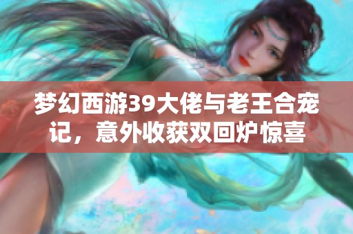 梦幻西游39大佬与老王合宠记，意外收获双回炉惊喜