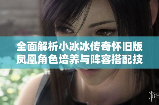 全面解析小冰冰传奇怀旧版凤凰角色培养与阵容搭配技巧