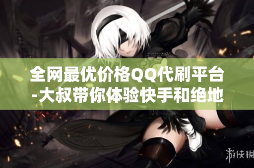 全网最优价格QQ代刷平台-大叔带你体验快手和绝地求生辅助服务