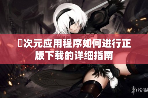 囧次元应用程序如何进行正版下载的详细指南